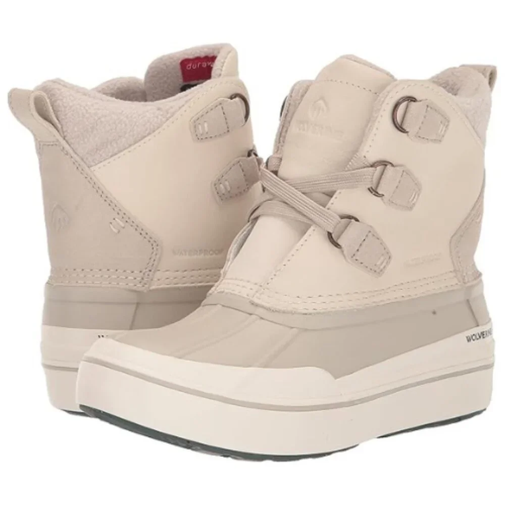 Wolverine Women's Torrent Waterproof Insulated Chukka Boot Size 5M IVORY